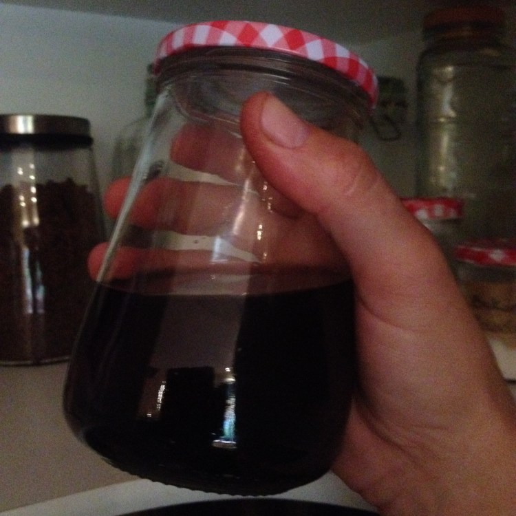 Give the vanilla extract a shake once a week and store it in a dark location.