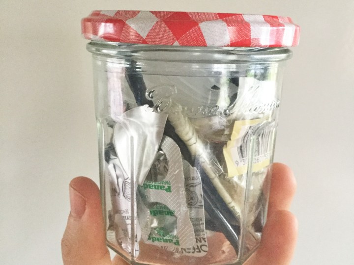 Jam Jar of Waste