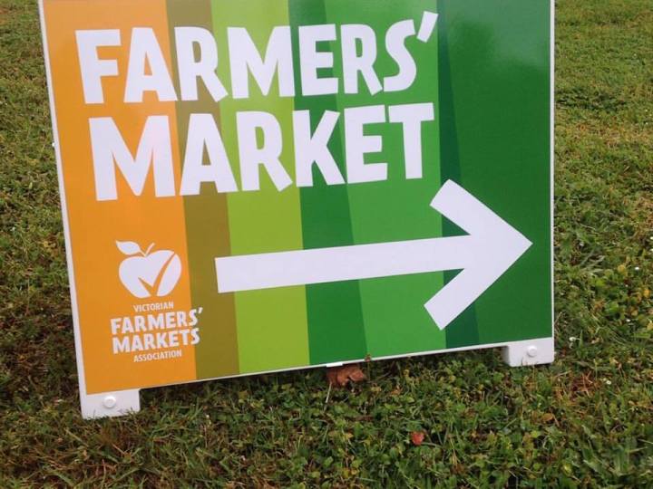 Farmer's market sign