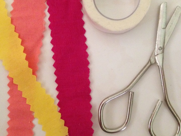 Cotton strips and paper surgical tape to replace plastic band-aids.