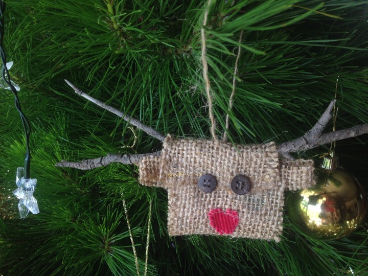 Homemade Christmas tree decoration