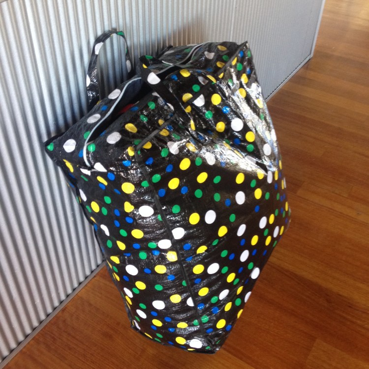 Borrow and share reusable bags.