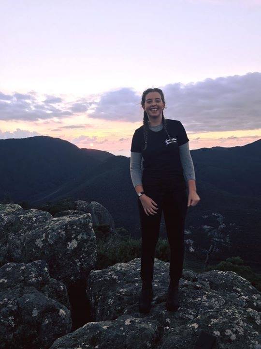 Kelsey Tong at an Intrepid Landcare leadership Retreat at Wilsons Prom.