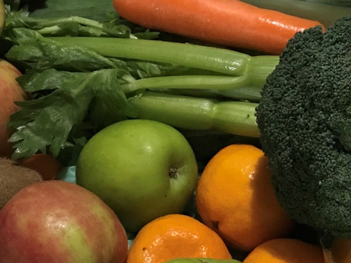Fundraising That Reduces Waste And Much More - box of fruit and vegetables.