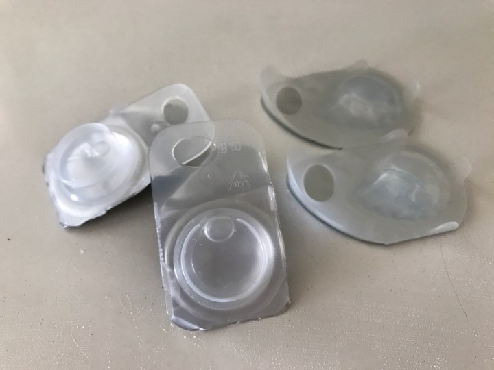 Daily contact lenses.