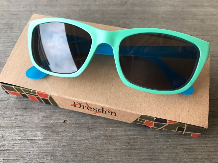 Dresden sunglasses made from recycled milk bottle tops and beer keg caps
